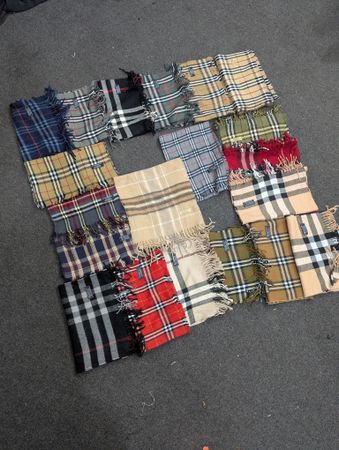 Burberry Scarves - Mixed Collection, (B 002), 20 pcs