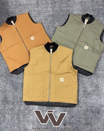 Carhartt reworked style mix colour gilets 1312