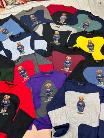 Custom handpick Rework Polo Bear RL sweatshirt.