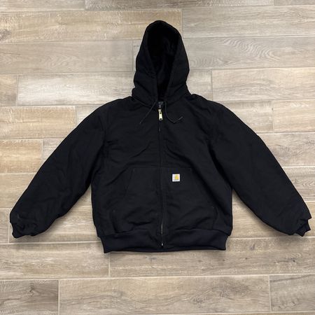 Carhartt rework style black hooded jackets