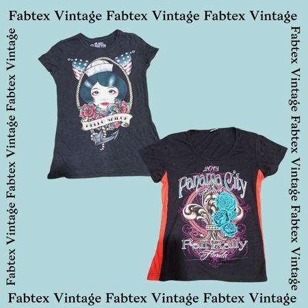 (FV-747) Y2K Graphics Printed Baby Tees