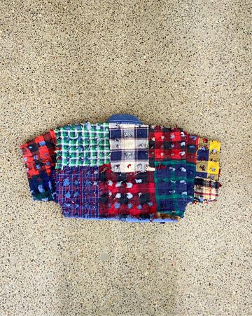 Upcycled Patchwork Crop jacket