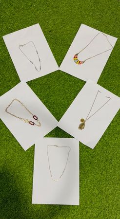 Collier inspiré des années Y2K vintage