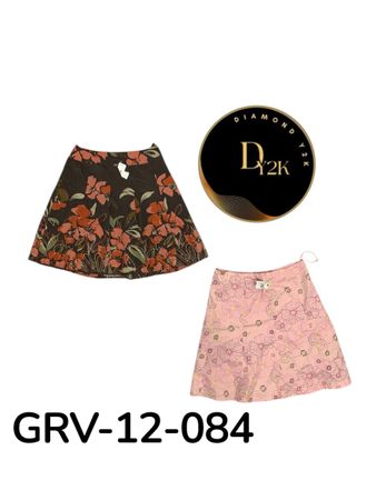 Vintage Y2K Cotton Skirt – Classic 2000s Fashion Look (GRV-12-084)