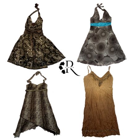 Y2K Earthy Tone Girl Dress RW-1371