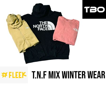 The north face mix winter wear