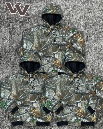 Giacche con cappuccio in stile reworked Carhartt real tree 1512