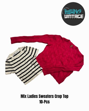 Ladies knitted Crop Tops (A3)