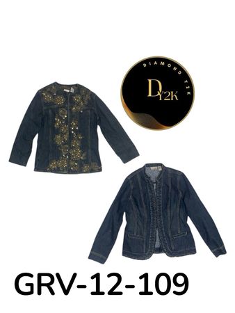 Y2K Vintage Denim Jacket – Authentic 2000s Streetwear Style (GRV-12-109)