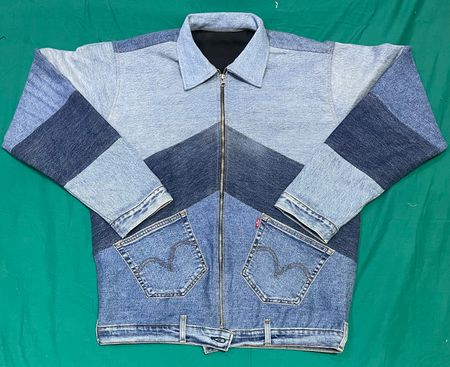 Upcycled Patch Pocket Denim Jackets
