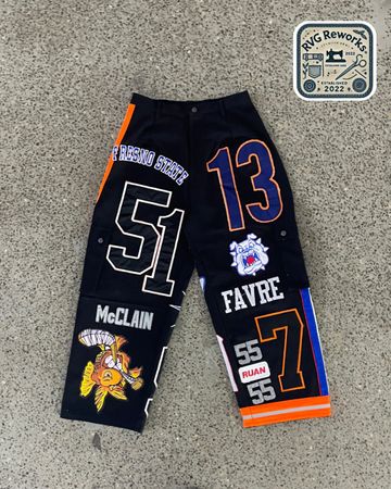 Upcycled Sports Patchwork Pant