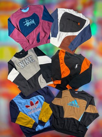 Stussy,adidas,Ralph Lauren,Carhartt,Nike PATCHWORK REWORK STYLE JUMPRS