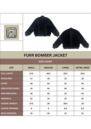 Upcycled Faux Fur Bomber Jacket