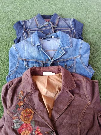 Y2K denim jacket 7Pcs (3639)