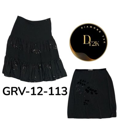 Authentic Y2K Polster Skirt | Trendy Retro Fashion (GRV-12-113)