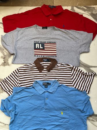 Men,s American Ralph Lauren Polo T-Shirts authentic premium 50pcs bundle