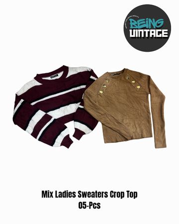 Ladies Knitted Crop Top (A5)