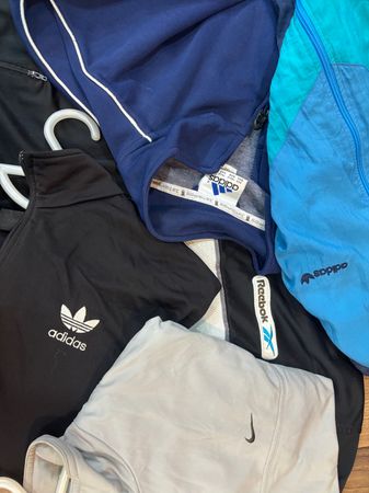 Veste de piste vintage Nike, Adidas et Reebok