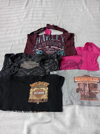 CR5658  Upcycled Harley Blouse