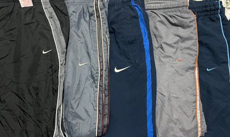 Premium 12 piece Nike Striped Nylon Baggy Track Pants