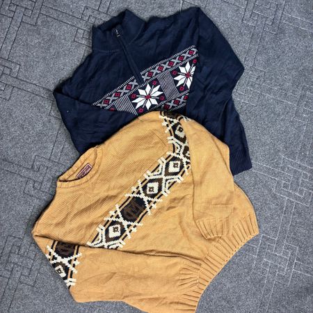 Cozy Ethnic Knit Sweater (CV:96)