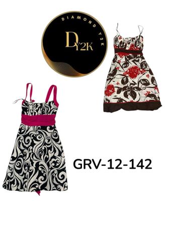 Y2K Aesthetic Cotton Dress | Retro Street Style (GRV-12-142)