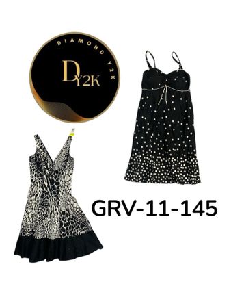 Authentic Y2K Cotton Dress – Retro Chic (GRV-12-145)