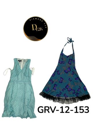 Summer Ready Y2K Cotton Dress – Retro Vibes (GRV-12-153)