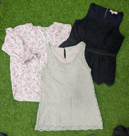 1521 - Loft Long, Half Sleeves & Sleeveless Blouse