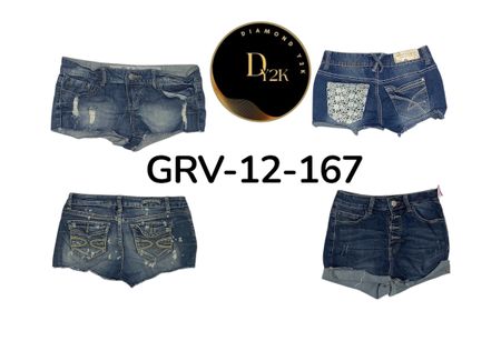 Classic Y2K Mini Shorts | Retro Summer Essential (GRV-12-167)