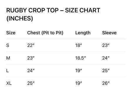 Upcycle Rugby Crop Top