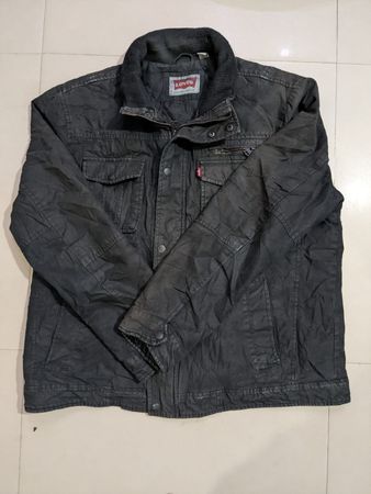 Mix branded denim jacket
