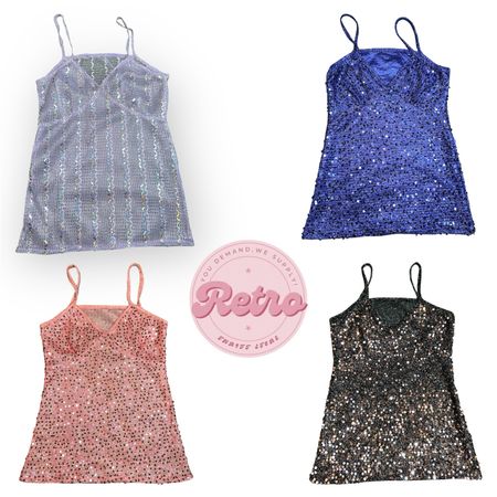 Y2k beaded cami tops (E)