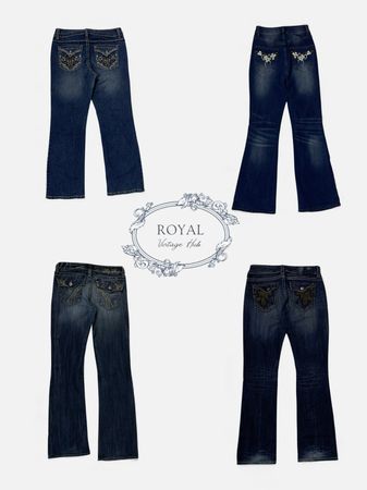 Y2k chick crush flare jeans