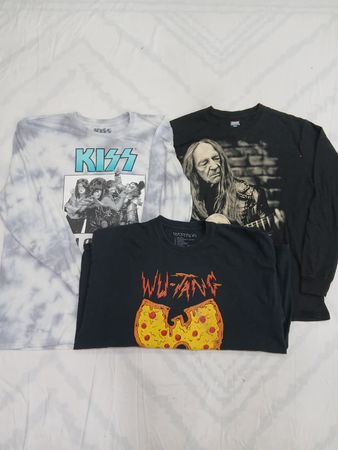 ZV1202 Music Print T-Shirts