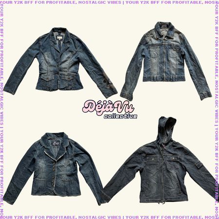 Y2K Cyber Girl Denim Jackets Mix (DVC#124)