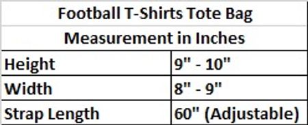 Borsecce upcycle per il football