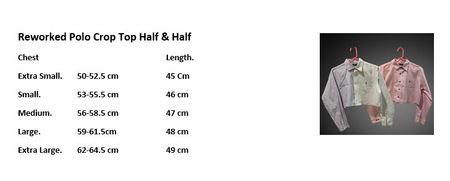 Upcycle Crops Top Halb & Halb