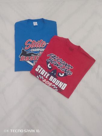 ZV1247 Lot de T-shirts de sport non marqués