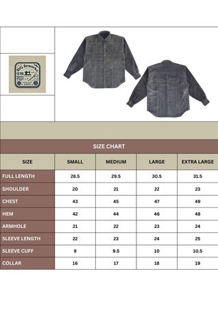 Camisa Oversized de Corduroy Reciclado