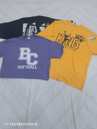 T-shirt de sport à imprimé sans marque CRZ1250