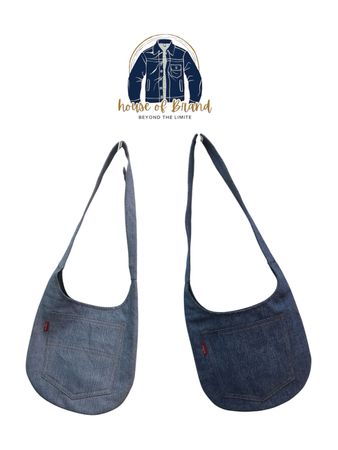 Upcycled levis tote bags