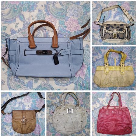 Coach & Vintage Guess Bags – 26 Pieces | Mixed Colors & Sizes