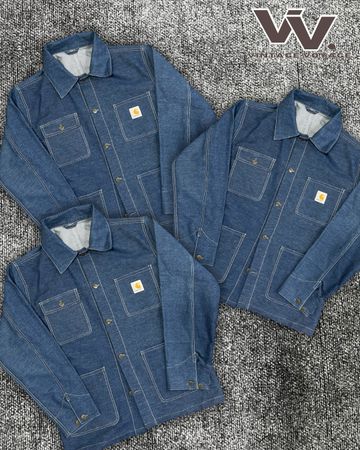 Carhartt style denim shackets retravaillés #2025
