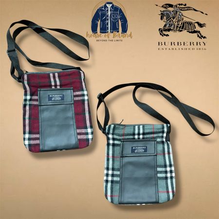 Upcycled burberry tote bags