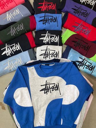 Stussy reworked style crewneck sweatshirts #2012