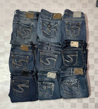SILVER AND OTHER BRAND JEANS