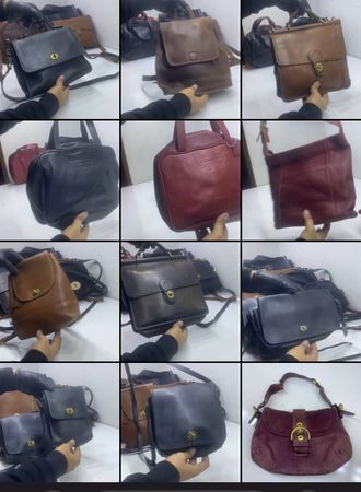 Maßgeschneiderte handverlesene Coach Leder-Handtaschen