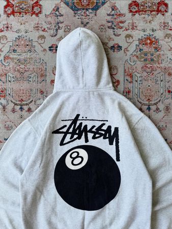 Stussy überarbeitete Stil 8ball Pullover Hoodie