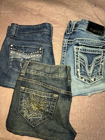 Y2K denim short BN025